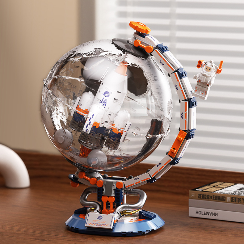 F5-I0001 星空火箭地球儀