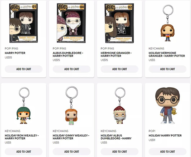 Funko 哈利波特系列部分產品.jpg